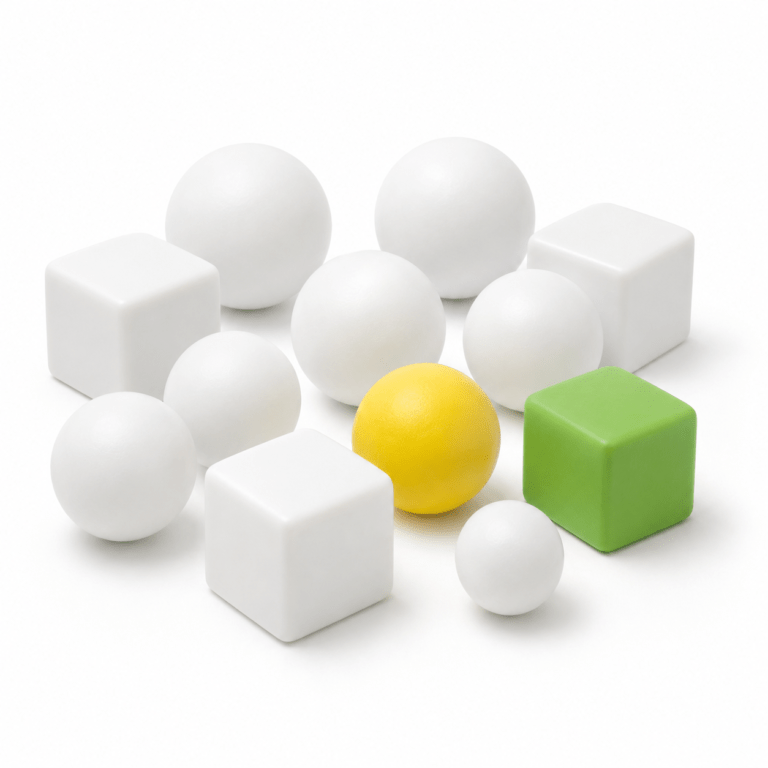 2 - Rubber Balls & Cubes